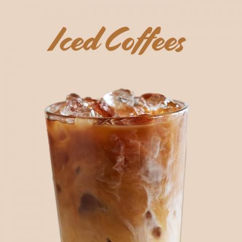 Iced English Toffee Latte