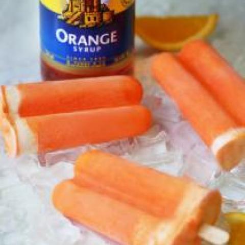 Creamy Orange Pops